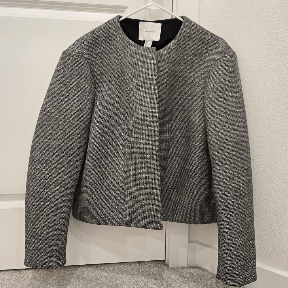 H&M Edition Structered Twill Jacket M - Picture 3 of 7